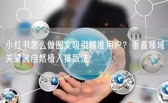 小红书怎么做图文吸引精准用户？垂直领域关键词自然植入排版法