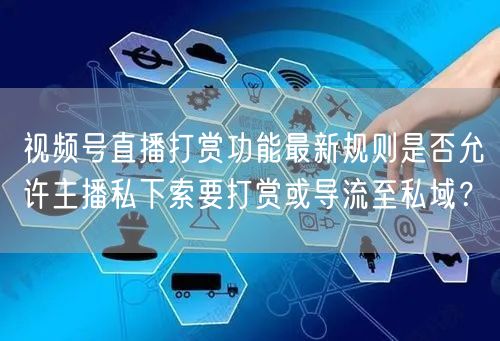 视频号直播打赏功能最新规则是否允许主播私下索要打赏或导流至私域？