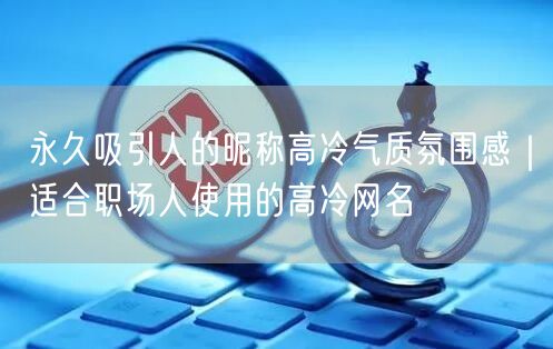 永久吸引人的昵称高冷气质氛围感｜适合职场人使用的高冷网名
