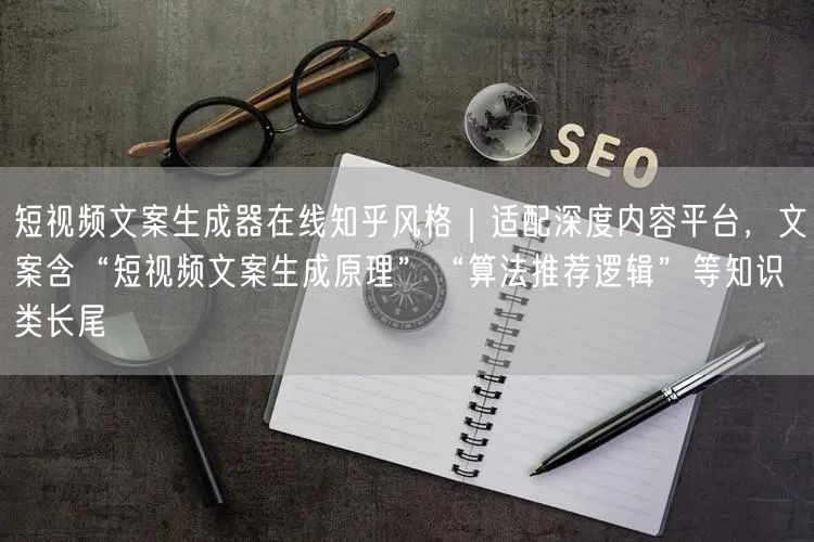 短视频文案生成器在线知乎风格｜适配深度内容平台，文案含“短视频文案生成原理”“算
