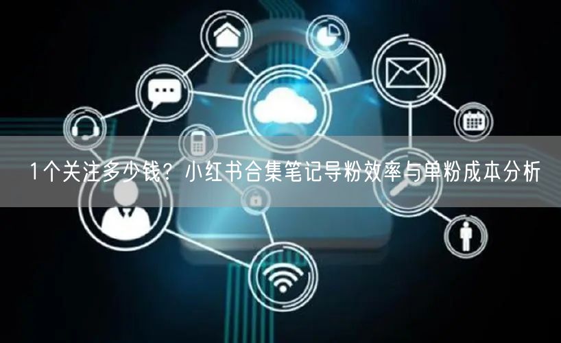 1个关注多少钱？小红书合集笔记导粉效率与单粉成本分析