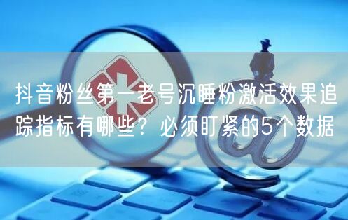 抖音粉丝第一老号沉睡粉激活效果追踪指标有哪些？必须盯紧的5个数据